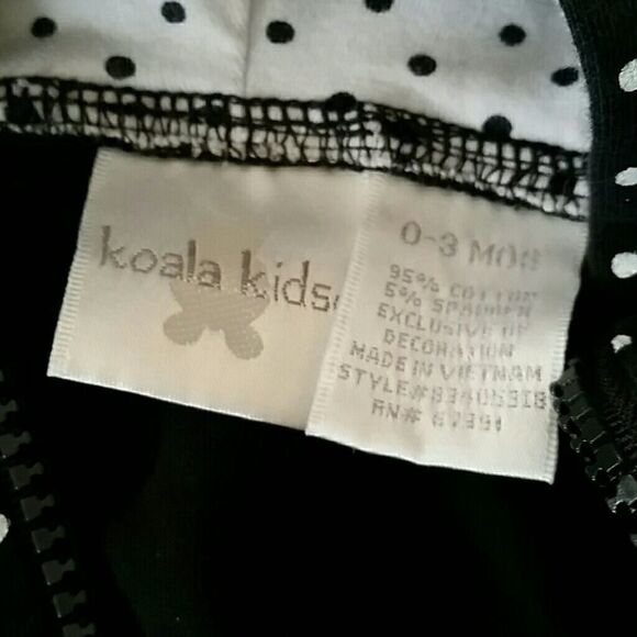 Koala Kids Polka Dot Love Daddy Light Jacket - Picture 3 of 3